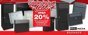 Allux Me Fa postkasser og standere