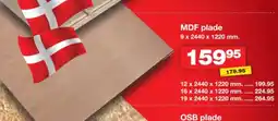 Bauhaus Mdf plade tilbud