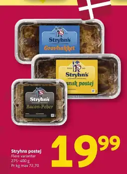 Løvbjerg Stryhns postej tilbud