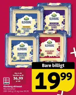 Løvbjerg Klovborg skiveost tilbud