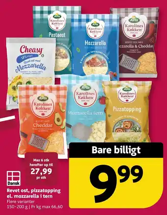 Arla Karolines Køkken revet ost