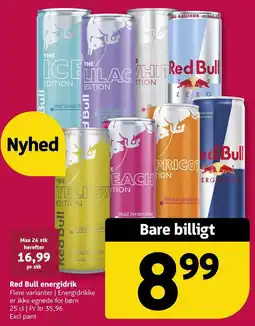Løvbjerg Red Bull energidrik tilbud