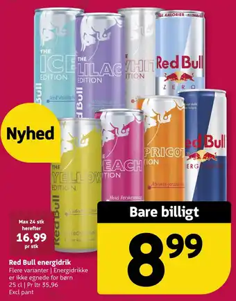 Løvbjerg Red Bull energidrik tilbud