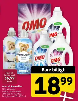 Løvbjerg Omo el. Bamseline tilbud