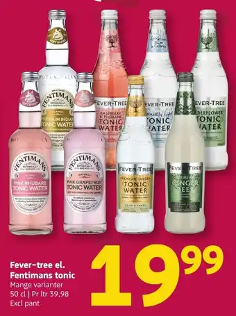 Løvbjerg Fever-tree el. Fentimans tonic tilbud