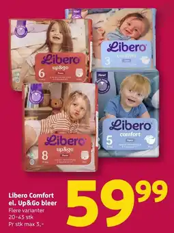 Løvbjerg Libero Comfort el. Up&Go bleer tilbud