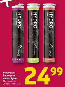 Løvbjerg PurePower hydro plus elektrolytter tilbud