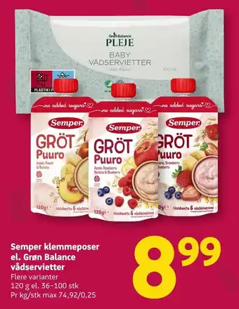 Løvbjerg Semper gröt puuro tilbud