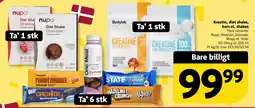 Løvbjerg Kreatin, diet shake, bars el. shakes tilbud