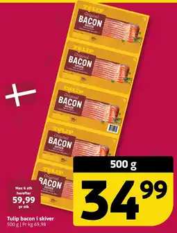 Løvbjerg Tulip bacon i skiver tilbud