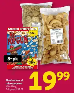 Løvbjerg Mr. Popgun micro popcorn salt tilbud