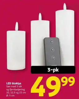 Løvbjerg LED bloklys tilbud