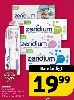 Løvbjerg Zendium tilbud
