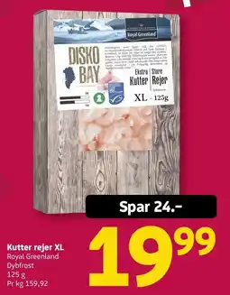 Løvbjerg Royal Greenland Kutter rejer XL tilbud