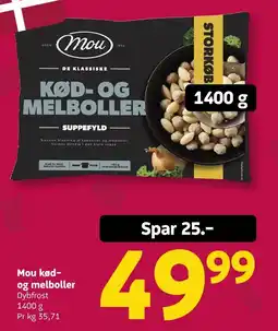 Løvbjerg Mou kød- og melboller tilbud