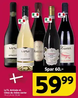 Løvbjerg Lu'l i, Amicale el. Côtes du rhône xavier tilbud