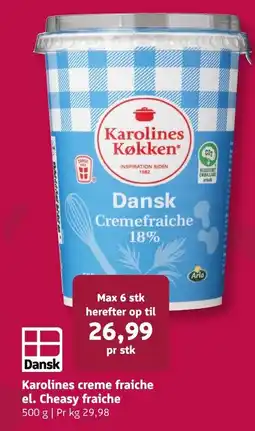 Løvbjerg Karolines Køkken creme fraiche tilbud