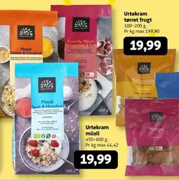 Løvbjerg Urtekram muesli tilbud
