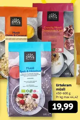 Løvbjerg Urtekram müsli tilbud