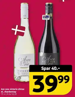Løvbjerg Ace one victoria shiraz el. chardonnay tilbud