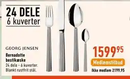 Imerco GEORG JENSEN Bernadotte bestikæske tilbud