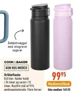 Imerco COOK&BAKER Drikkeflaske tilbud