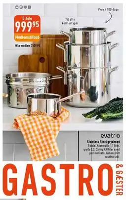 Imerco eva trio Stainless Steel grydesæt tilbud