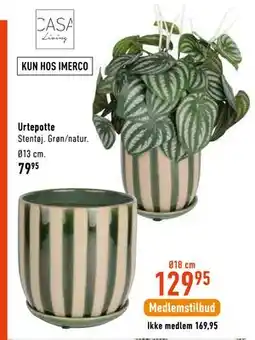 Imerco Urtepotte tilbud