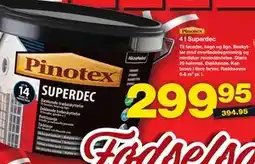 Bauhaus Pinotex 4 l Superdec tilbud