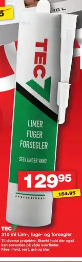 Bauhaus 310 ml Lim-, fuge- og forsegler tilbud