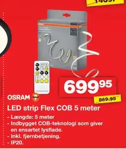 Bauhaus LED strip Flex COB 5 meter tilbud