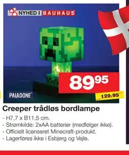 Bauhaus Creeper trådløs bordlampe tilbud