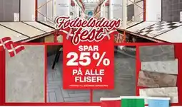 Bauhaus SPAR 25% PÅ ALLE FLISER tilbud