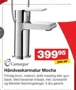 Bauhaus Håndvaskarmatur Mocha tilbud
