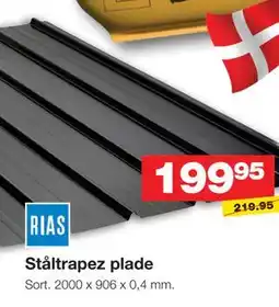 Bauhaus Ståltrapez plade tilbud