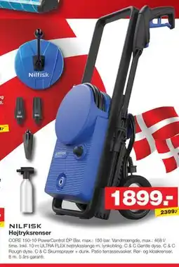 Bauhaus NILFISK Højtryksrenser tilbud