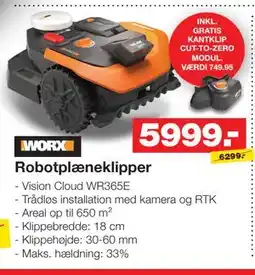 Bauhaus WORX Robotplæneklipper tilbud