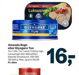 Let-Køb Amanda Rogn eller Glyngøre Tun tilbud
