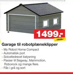 Bauhaus Garage til robotplæneklipper tilbud
