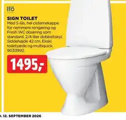 jem & fix SIGN TOILET tilbud
