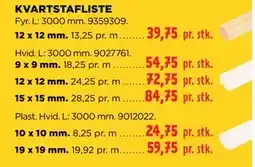 jem & fix KVARTSTAFLISTE tilbud