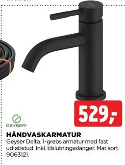 jem & fix HÅNDVASKARMATUR tilbud