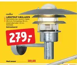 jem & fix LØNSTRUP VÆGLAMPE tilbud