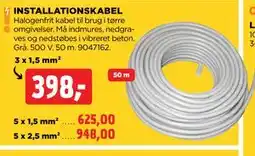 jem & fix INSTALLATIONSKABEL tilbud