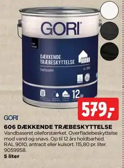jem & fix GORI 606 DÆKKENDE TRÆBESKYTTELSE tilbud
