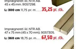 jem & fix Imprægneret i kl. NTR AB tilbud