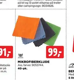 jem & fix MIKROFIBERKLUDE tilbud