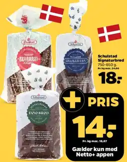 Netto Schulstad Signaturbrød tilbud