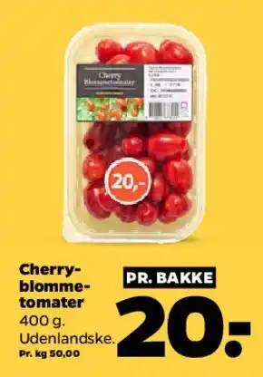 Netto Cherry-blomme-tomater tilbud