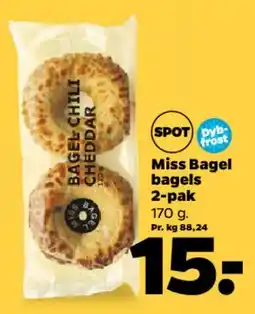 Netto Miss Bagel bagels 2-pak tilbud